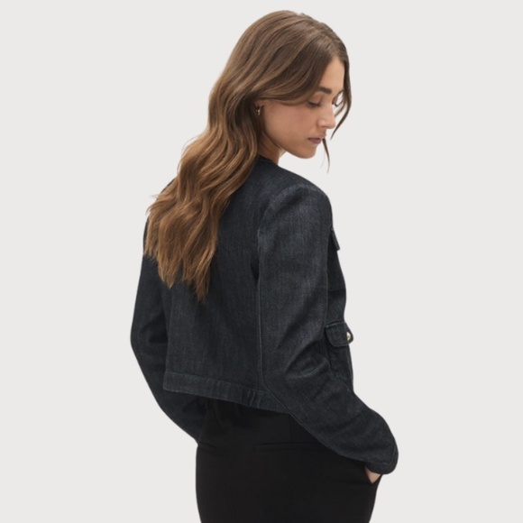 RW&CO. Dark blue denim blazer - Picture 2 of 11